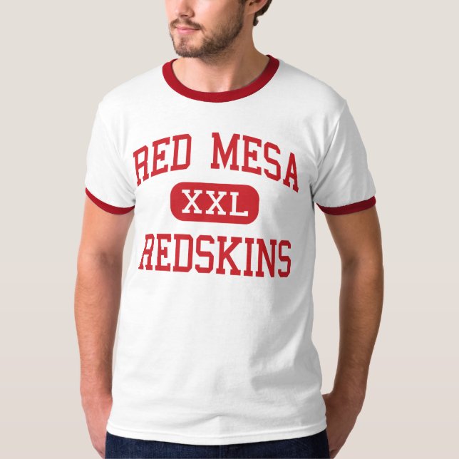 Red Mesa - Redskins - High - Teec Nos Pos Arizona T-Shirt (Front)