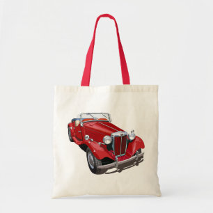 Red MG TD Tote Bag