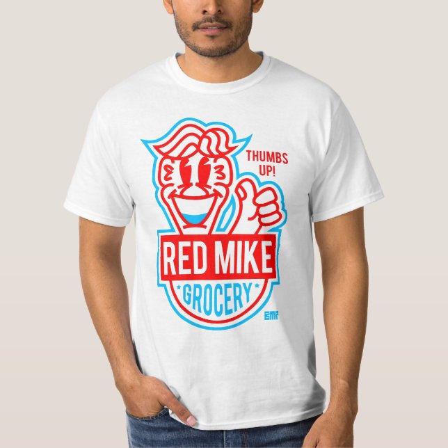 RED MIKE GROCERY T-Shirt (Front)
