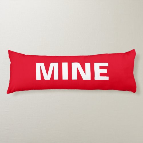 Red Mine Body Pillow