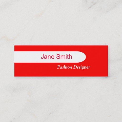 Customizable Red Business Card Templates