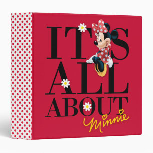 Red Minnie   All About Me Binder