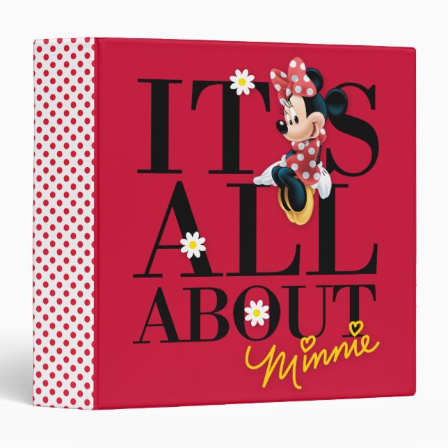 Red Minnie | All About Me Binder (Front/Spine)