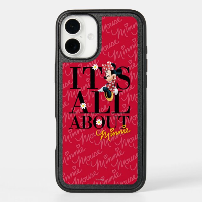 Red Minnie | All About Me Otterbox iPhone Case (Back)