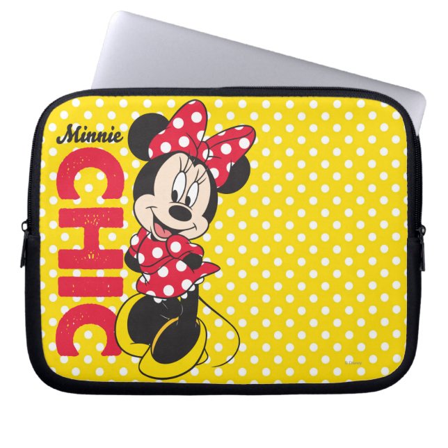 Red Minnie | Chic Laptop Sleeve (Front)