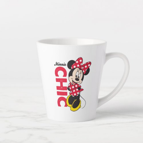 Red Minnie  Chic Latte Mug
