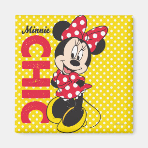 Red Minnie Chic Magnet