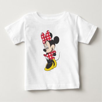 Red Minnie | Cute Baby T-shirt by MickeyAndFriends at Zazzle