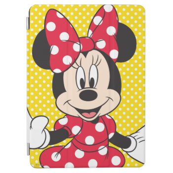 Red Minnie | Cute Closeup Ipad Air Cover by MickeyAndFriends at Zazzle