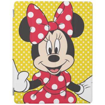Red Minnie | Cute Closeup Ipad Smart Cover by MickeyAndFriends at Zazzle