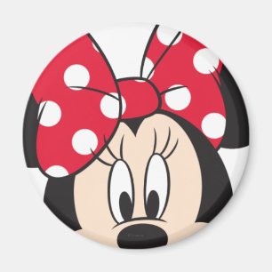 Red Minnie Cute Closeup Magnet