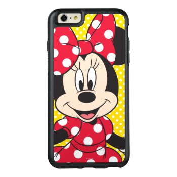 Red Minnie | Cute Closeup Otterbox Iphone 6/6s Plus Case by MickeyAndFriends at Zazzle