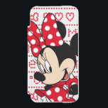 Red Minnie | Cute iPhone SE/5/5s Wallet Case<br><div class="desc">Celebrate cuteness and Disney magic with this adorable red Minnie Mouse design! Featuring Minnie Mouse in a sweet and playful pose, wearing her signature red bow, this artwork captures her charming and lovable personality in a soft, baby-friendly aesthetic. The bright red accents add a classic Disney touch, making it perfect...</div>