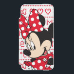 Red Minnie | Cute iPhone SE/5/5s Wallet Case<br><div class="desc">Celebrate cuteness and Disney magic with this adorable red Minnie Mouse design! Featuring Minnie Mouse in a sweet and playful pose, wearing her signature red bow, this artwork captures her charming and lovable personality in a soft, baby-friendly aesthetic. The bright red accents add a classic Disney touch, making it perfect...</div>
