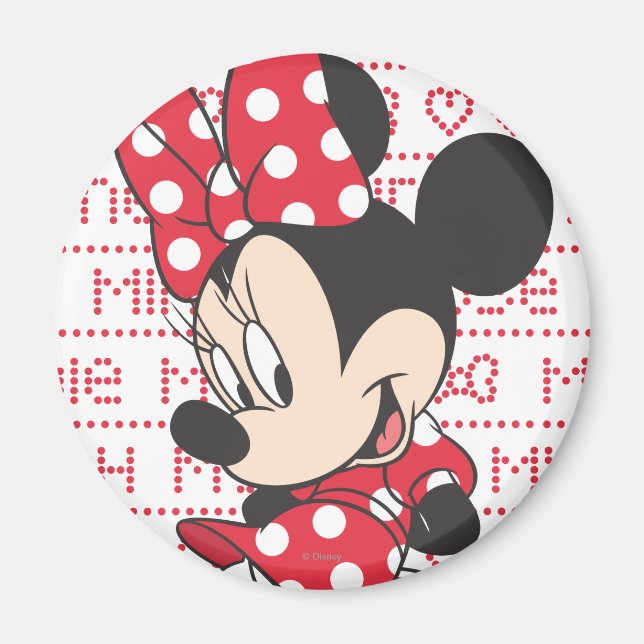 Red Minnie | Cute Magnet (Front)
