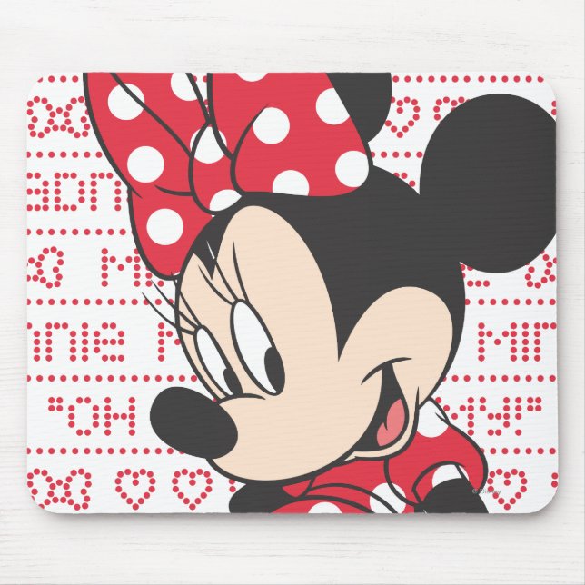 Red Minnie | Cute Mouse Pad (Front)