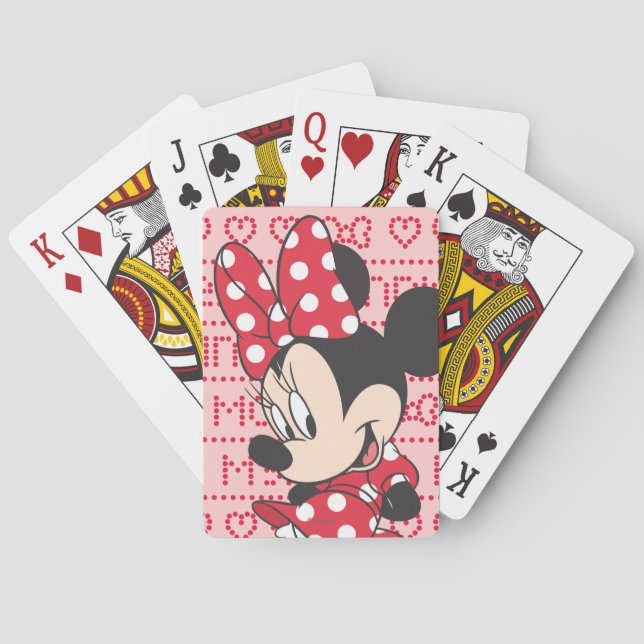 Red Minnie | Cute Poker Cards (Back)