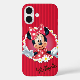 Red Minnie | Flower Frame iPhone 16 Case