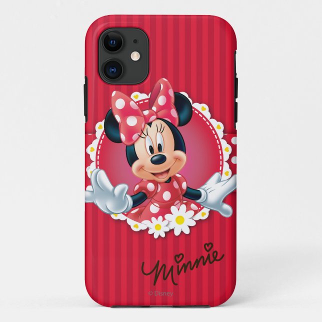 Red Minnie | Flower Frame Case-Mate iPhone Case (Back)