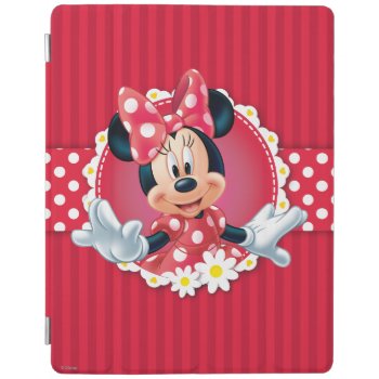 Red Minnie | Flower Frame Ipad Smart Cover by MickeyAndFriends at Zazzle
