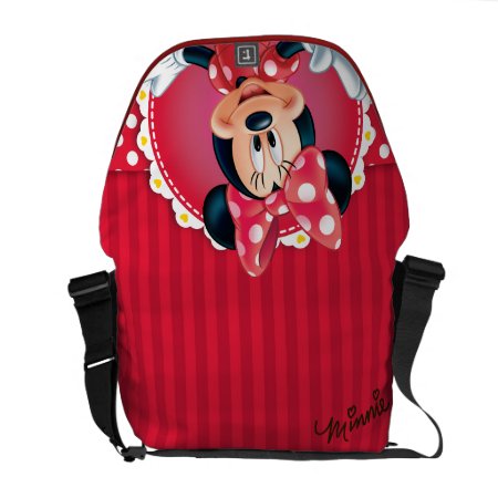 Red Minnie | Flower Frame Messenger Bag