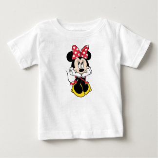 Red Minnie | Head in Hands Baby T-Shirt