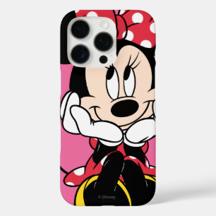 Red Minnie Head in Hands iPhone 16 Pro Case