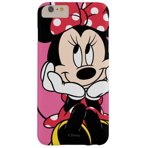 Red Minnie  Head in Hands Barely There iPhone 6 Plus Case