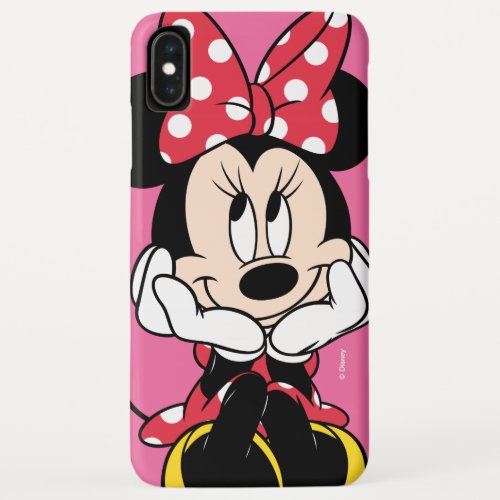 Red Minnie  Head in Hands iPhone XS Max Case