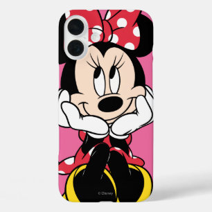 Red Minnie Head in Hands iPhone 16 Plus Case