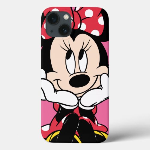 Red Minnie  Head in Hands iPhone 13 Case