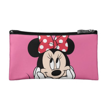 Red Minnie | Head In Hands Cosmetic Bag