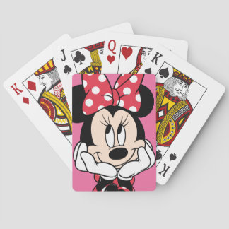 Red Minnie | Head in Hands Playing Cards