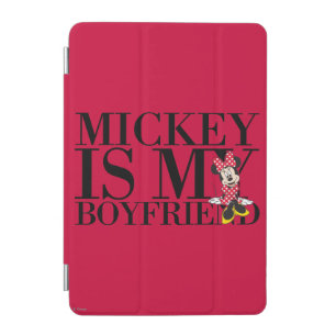 Red Minnie   Mickey is My Boyfriend iPad Mini Cover