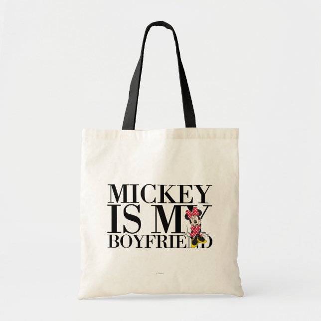 Red Minnie | Mickey is My Boyfriend Tote Bag (Front)