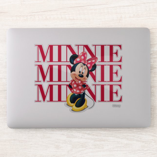 Red Minnie | Name Sticker (Computer)