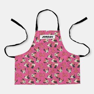 Red Minnie   Pink Pattern Apron