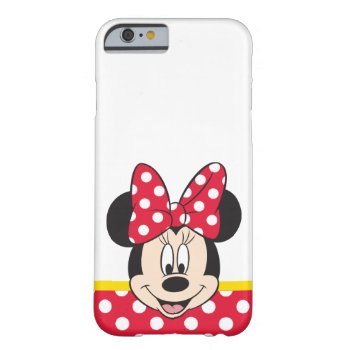 Red Minnie | Polka Dots Barely There Iphone 6 Case by MickeyAndFriends at Zazzle