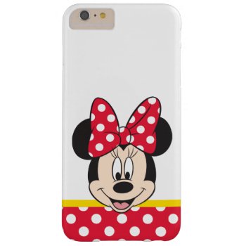 Red Minnie | Polka Dots Barely There Iphone 6 Plus Case by MickeyAndFriends at Zazzle