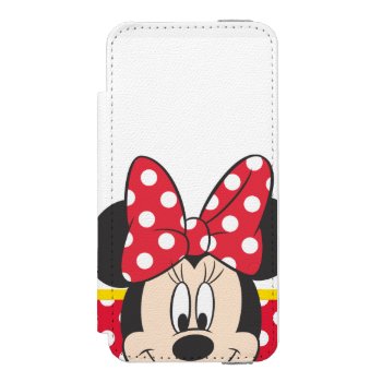 Red Minnie | Polka Dots Wallet Case For Iphone Se/5/5s by MickeyAndFriends at Zazzle