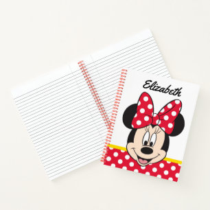 Red Minnie Polka Dots Notebook