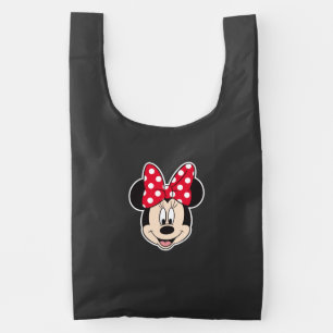 Red Minnie Polka Dots Reusable Bag