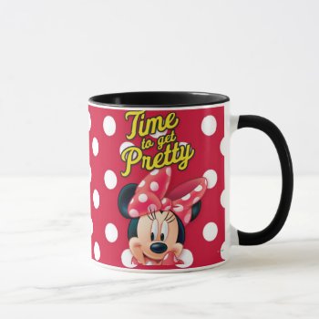 Red Minnie | Pretty Mug by MickeyAndFriends at Zazzle