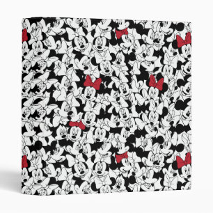 Red Minnie   Red Bow Pattern Binder