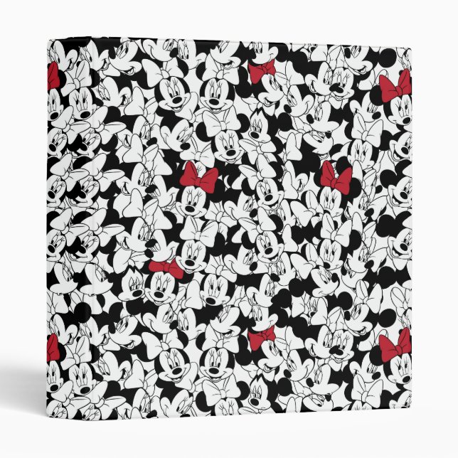 Red Minnie | Red Bow Pattern Binder (Front/Spine)