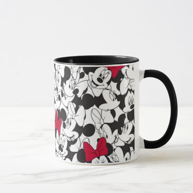 Red Minnie | Red Bow Pattern Mug (Right)