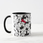 Red Minnie | Red Bow Pattern Mug (Left)