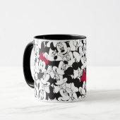 Red Minnie | Red Bow Pattern Mug (Front Left)