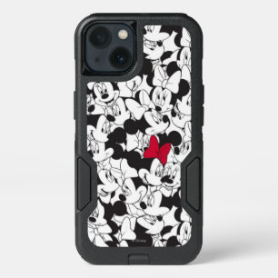 Red Minnie   Red Bow Pattern iPhone 13 Case