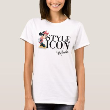 Red Minnie | Style Icon T-shirt by MickeyAndFriends at Zazzle